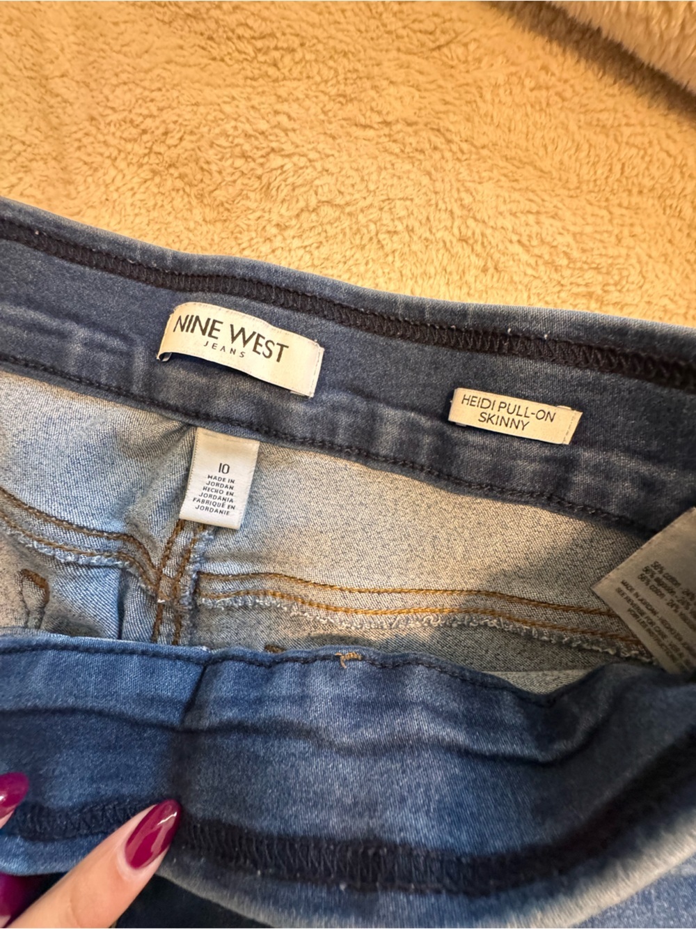 Nine West Women's Dark Blue Jeggings - Picture 3 of 4